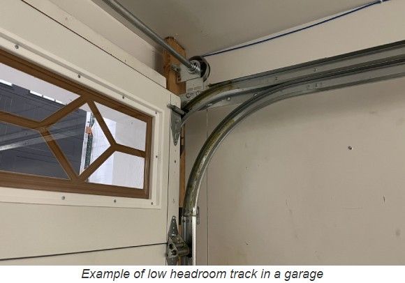 Garage Door Track for Low Ceilings
