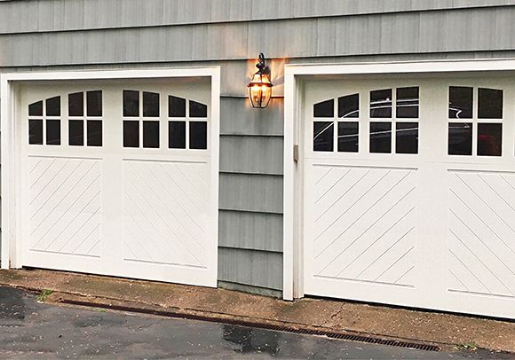 Modern Carriage House Garage Doors